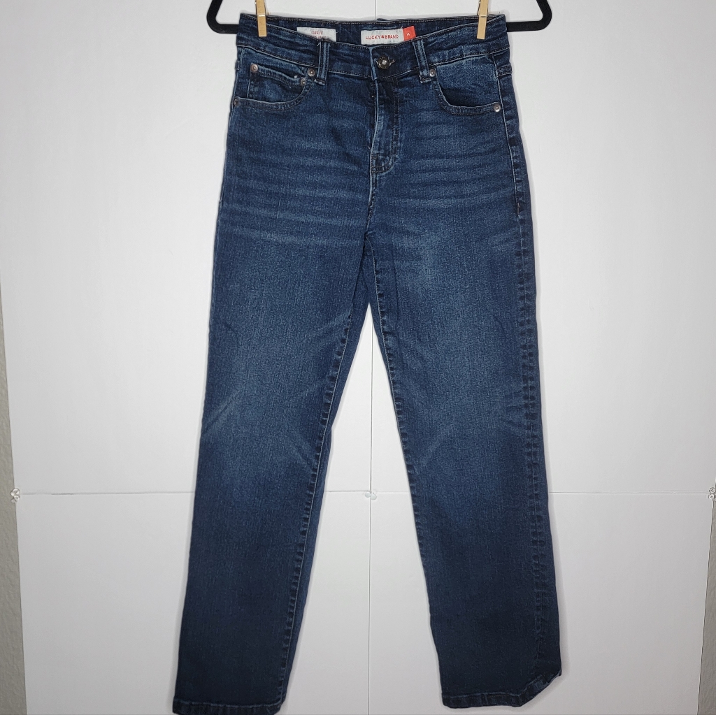 Lucky Brand Loose Fit Jeans Size 14 Mid Rise Relaxed Denim